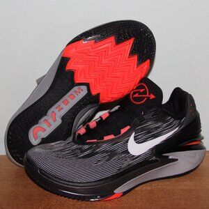 Nike Air Zoom GT Cut 2 Bred Basketball Shoes Mens 4.5 Womens 6 Black Red